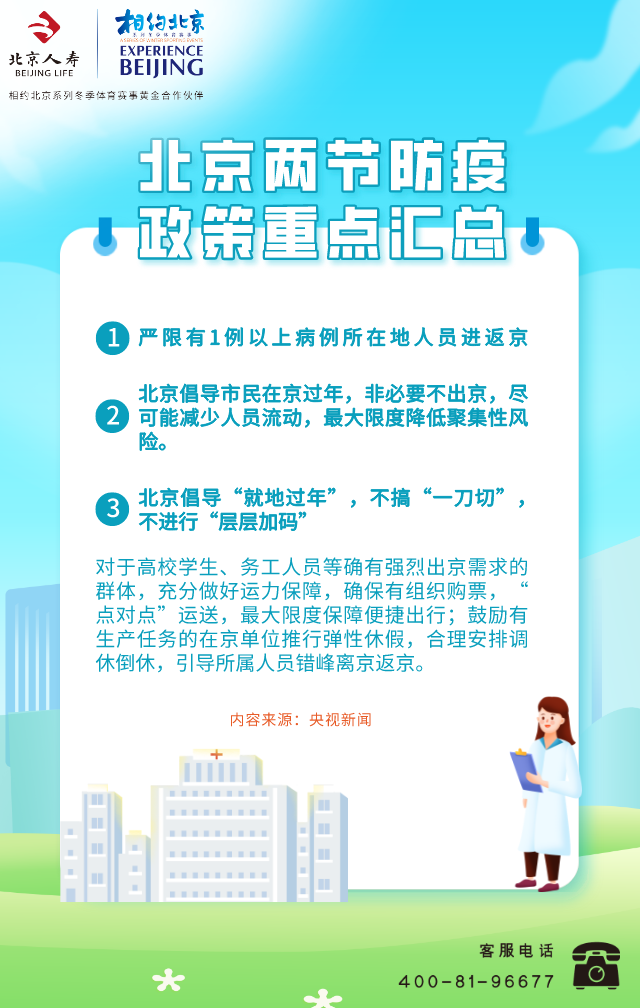 北京加强疫情防控政策，保障人民生命健康全面升级